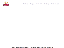 Tablet Screenshot of muellerspasta.com